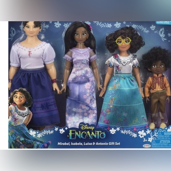 NEW| Disney Encanto Mirabel, Isabela, Luisa & Antonio Fashion Doll Gift Set - Picture 1 of 7